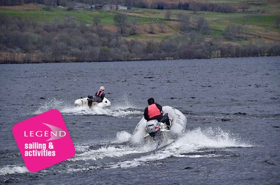 Powerboat driving experience, Loch Tay