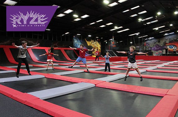 Ryze trampoline park 2 hour pass or pizza party