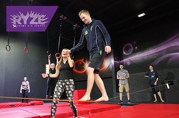Ryze trampoline park 2 hour pass or pizza party