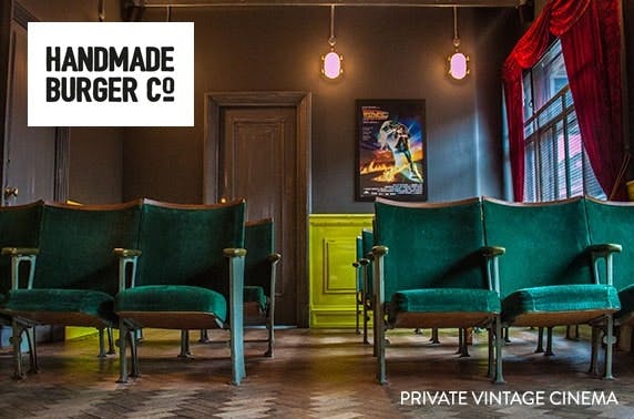 Private vintage cinema hire & food at Handmade Burger Co., City Centre