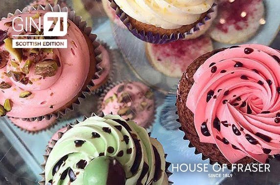 Cream or afternoon tea at Gin71 Scottish Edition, House of Fraser