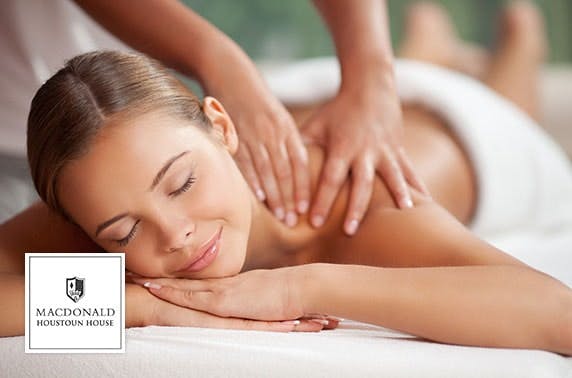 4* Macdonald Houstoun House Hotel spa day