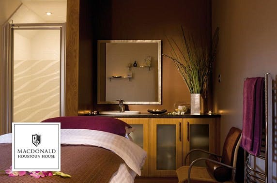 4* Macdonald Houstoun House Hotel spa day