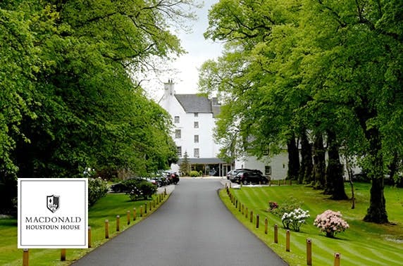 4* Macdonald Houstoun House Hotel spa day