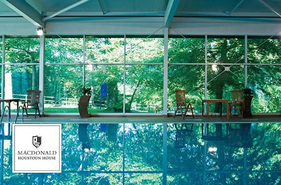 4* Macdonald Houstoun House Hotel spa day