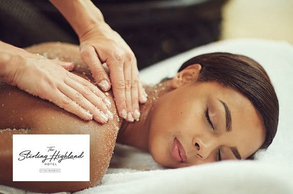 Luxury spa day, 4* The Stirling Highland Hotel