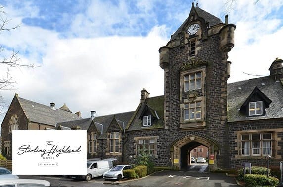 Luxury spa day, 4* The Stirling Highland Hotel