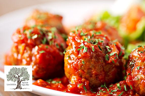 La Cueva food & drinks voucher