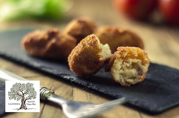 La Cueva food & drinks voucher