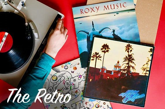 The Retro vinyl or comics subscription box