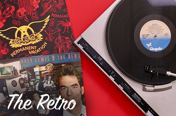 The Retro vinyl or comics subscription box
