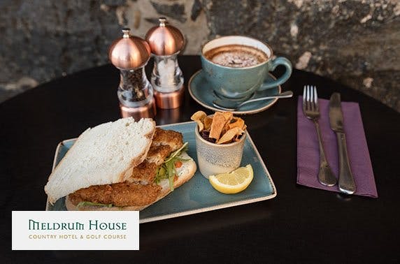4* Meldrum House Country Hotel breakfast or lunch