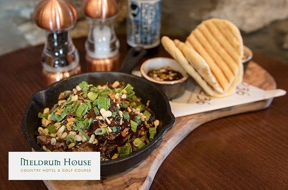 4* Meldrum House Country Hotel breakfast or lunch