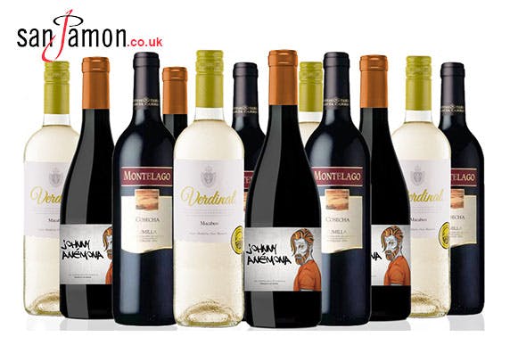 San Jamón luxury wine cases