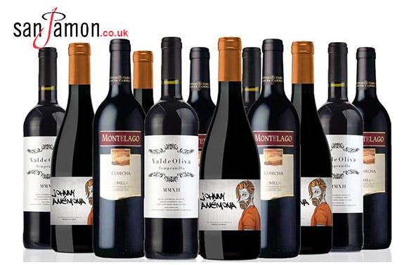 San Jamón luxury wine cases