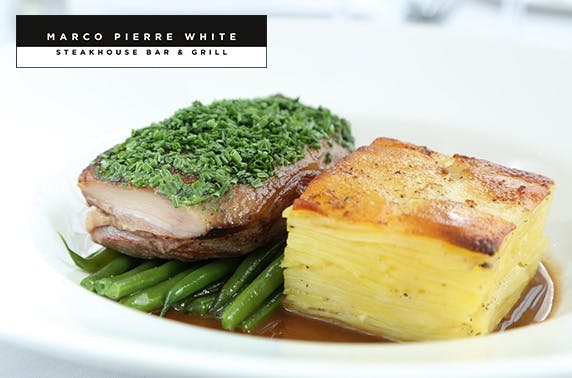 Marco Pierre White dinner & overnight