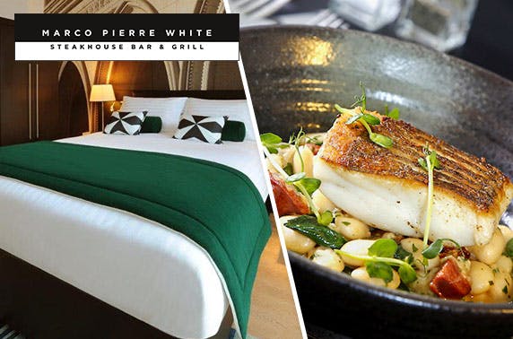 Marco Pierre White dinner & overnight