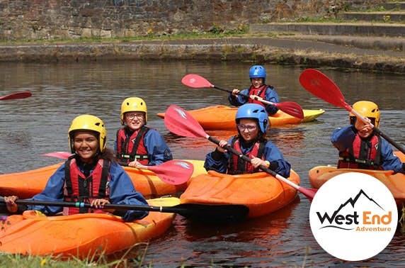 Kayaking or paddle boarding session, Glasgow’s West End