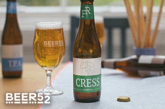 Beer discovery box from Beer52