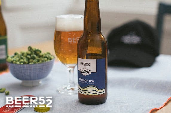 Beer discovery box from Beer52