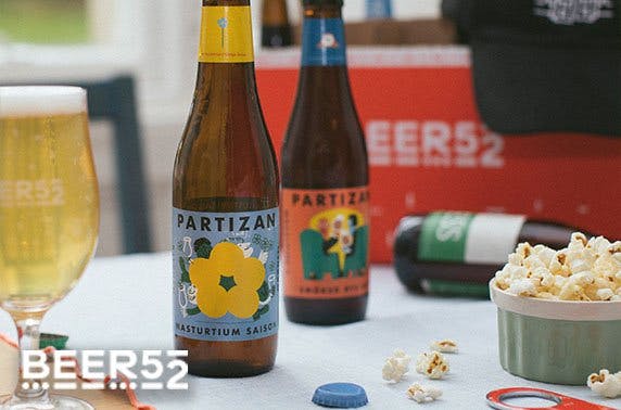 Beer discovery box from Beer52
