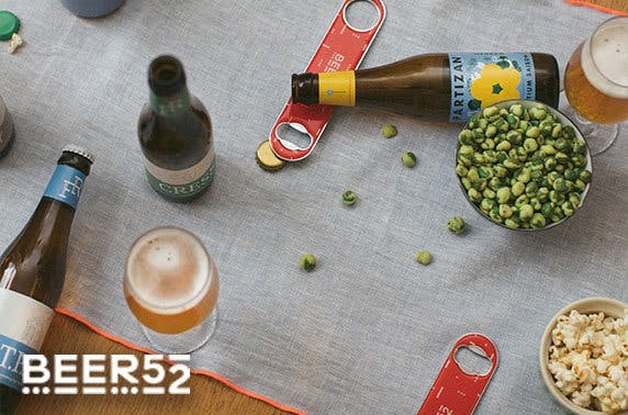 Beer discovery box from Beer52