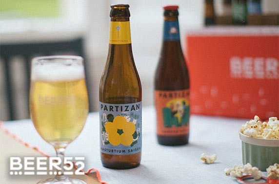 Beer discovery box from Beer52