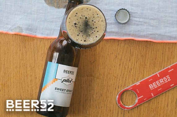 Beer discovery box from Beer52