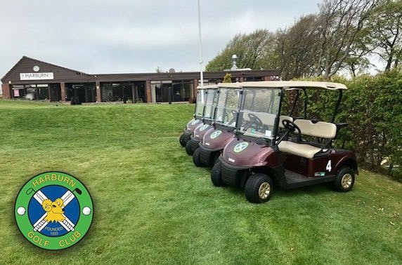 Harburn Golf Club round with bacon roll & coffee