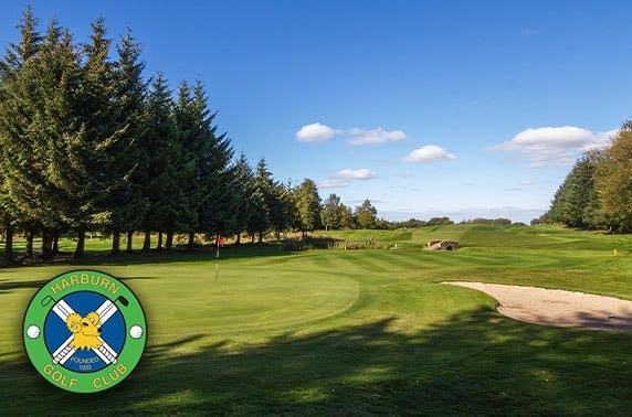 Harburn Golf Club round with bacon roll & coffee