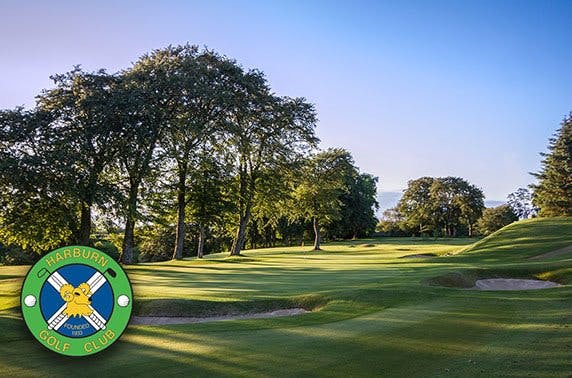 Harburn Golf Club round with bacon roll & coffee