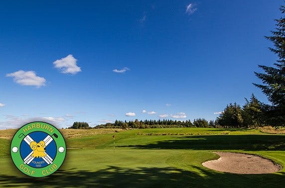 Harburn Golf Club round with bacon roll & coffee