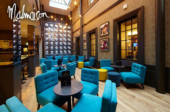 4* Malmaison Glasgow Hendrick’s Gin afternoon tea