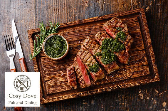 The Cosy Dove steaks