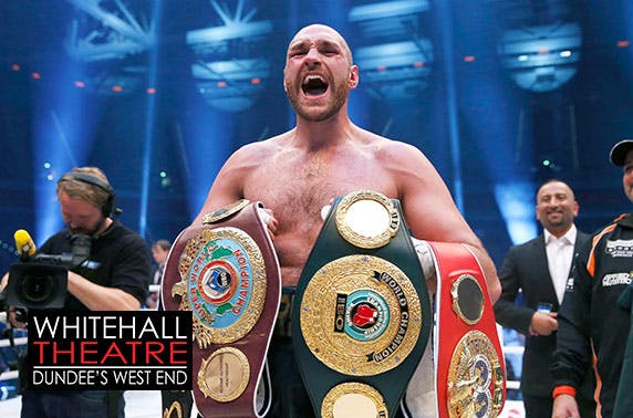An evening with Tyson Fury at Whitehall Theatre