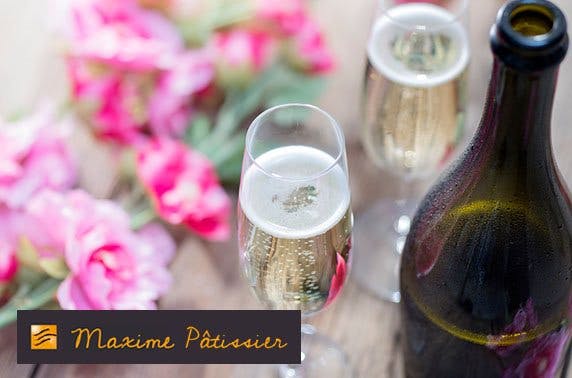 Patisserie Maxime afternoon tea & Prosecco