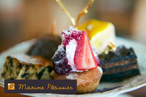 Patisserie Maxime afternoon tea & Prosecco