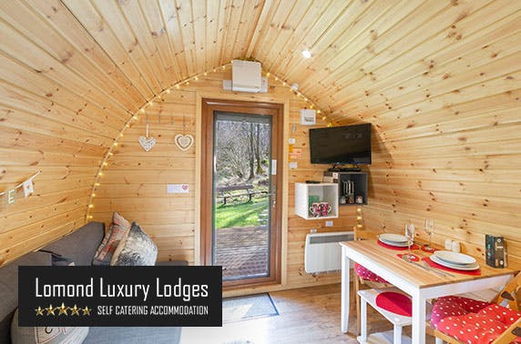 Lomond Luxury Lodges stay with private hot tub