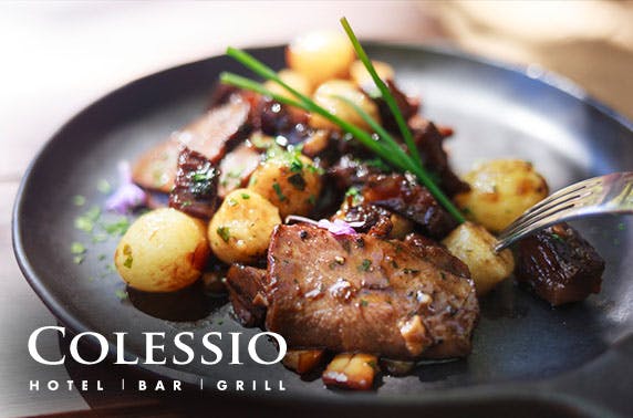 Sunday lunch with wine at Hotel Colessio, Stirling