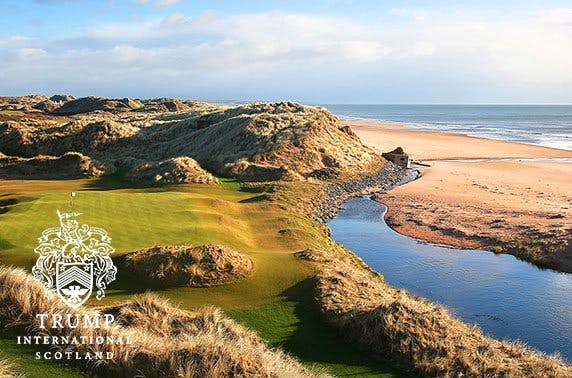 Round of golf at Trump International, Scotland