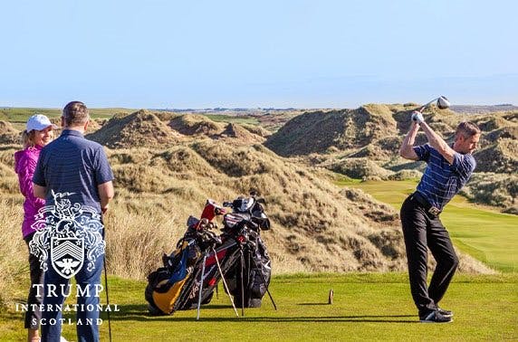 Round of golf at Trump International, Scotland