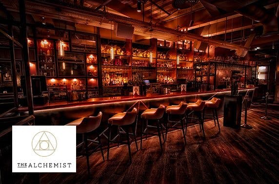 The Alchemist cocktails & sharing board