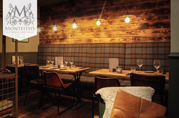 Monteiths steak & wine