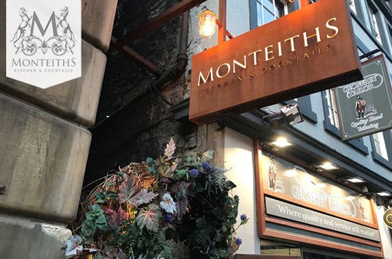 Monteiths steak & wine
